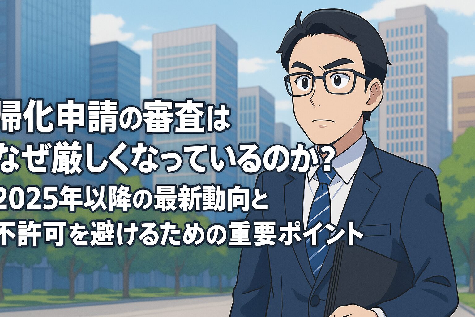 帰化申請の審査はなぜ厳しくなっているのか?2025年以降の最新動向と不許可を避けるための重要ポイント
